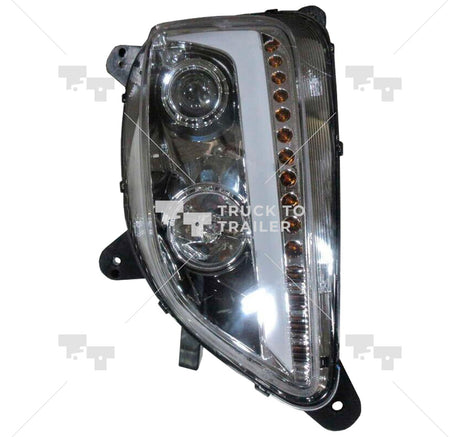 35812 United Pacific Driver Side Headlight For Peterbilt 587 10-18 579 13-21.
