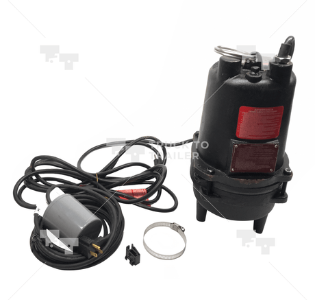 3Bb88 Dayton Automatic Submersible Sewage Pump 1/2 Hp 12 Amps 1 Phase - Truck To Trailer