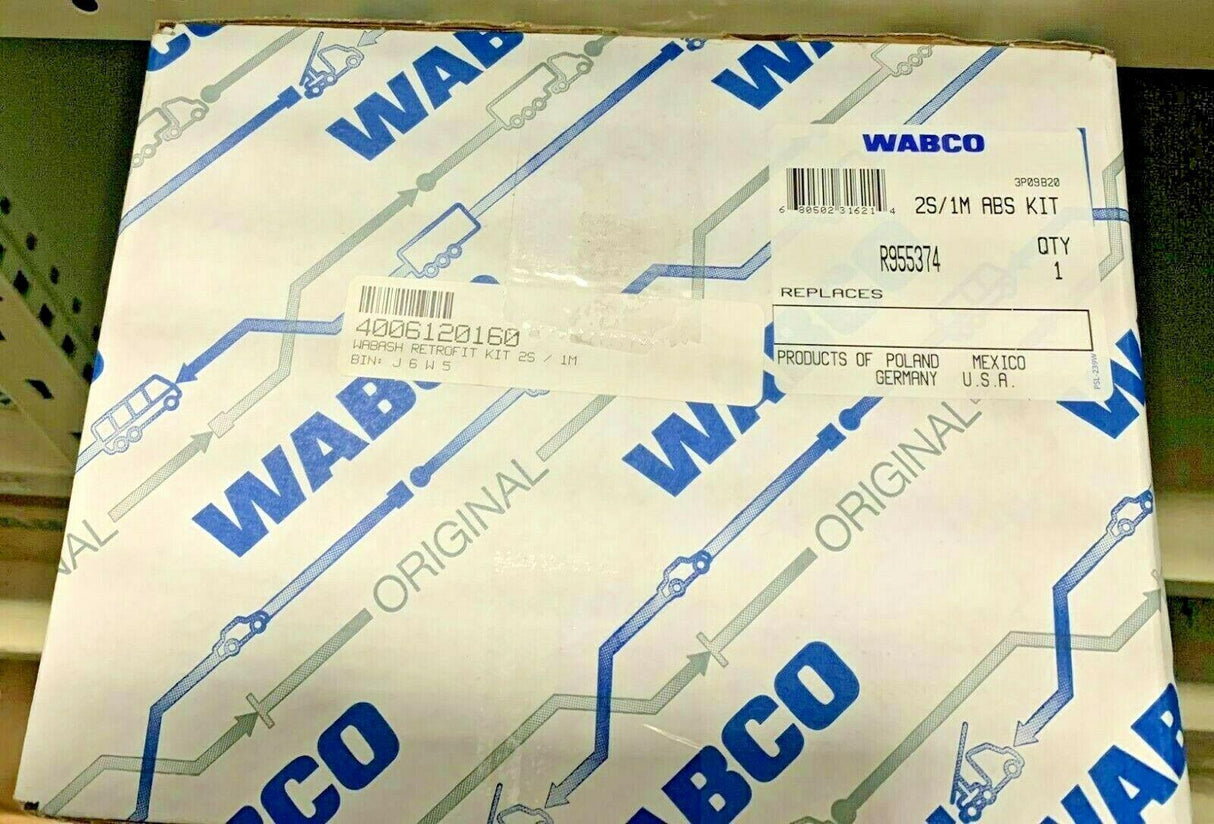 4006120160 R955374 Genuine Meritor Wabco® Trailer Abs Retrofit Kit.