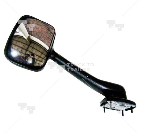 A22-66565-003 Genuine Freightliner Cascadia Right Side Chrome Hood Mount Mirror - Truck To Trailer