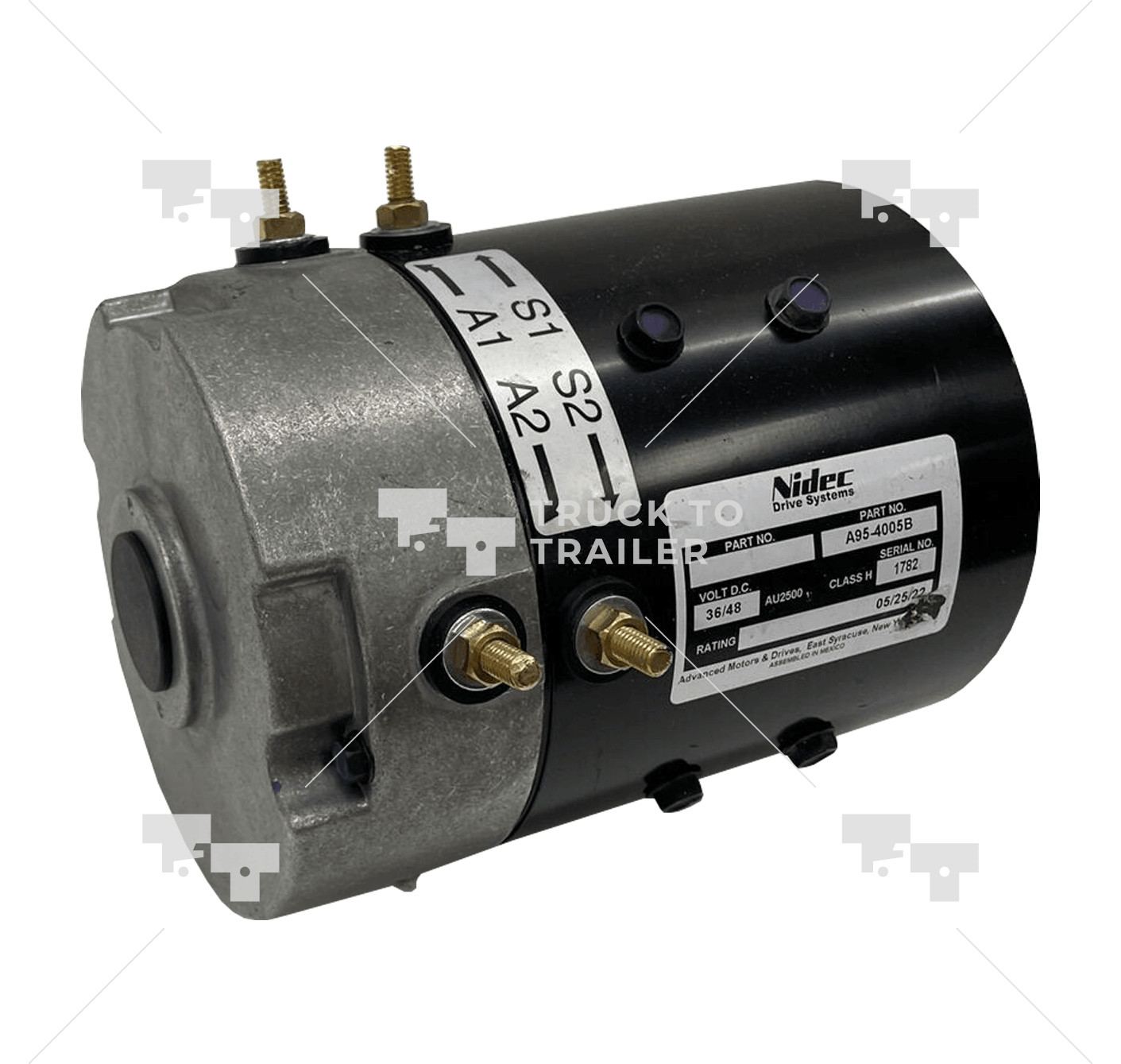 A95-4005B Genuine Nidec® Golf Cart Electric Motor 36/48V – Truck To Trailer