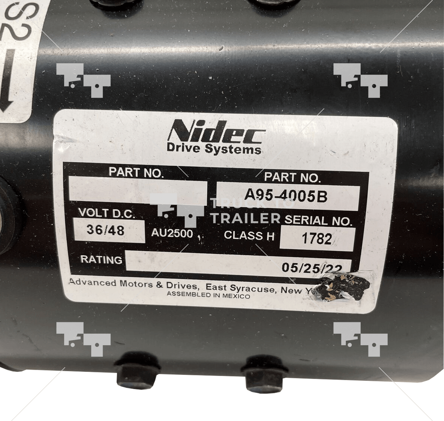 A95-4005B Genuine Nidec® Golf Cart Electric Motor 36/48V – Truck To Trailer