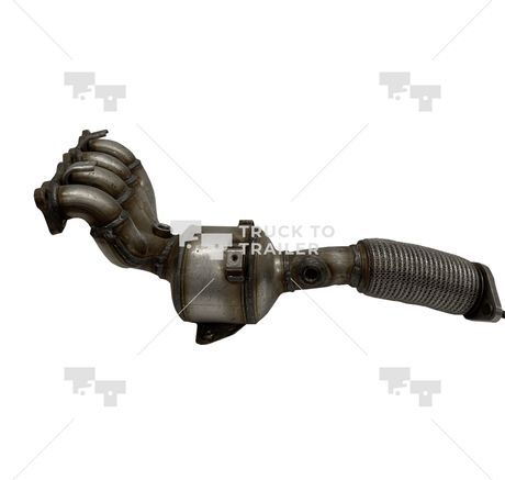 Ae8Z-5G232-A Genuine Ford Exhaust Manifold And Catalytic Converter.