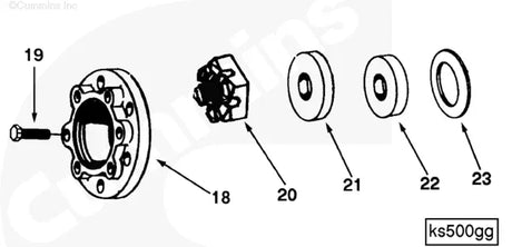 Cummins 102307 Thrust Washer - Truck To Trailer