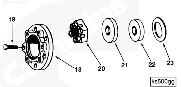 Cummins 102307 Thrust Washer - Truck To Trailer