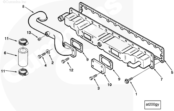 Cummins 109030 Heat Shield - Truck To Trailer