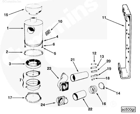 Cummins 111580 Wing Nut - Truck To Trailer