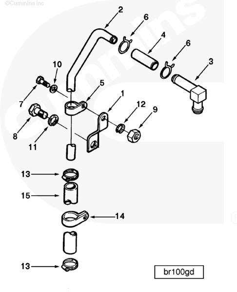 Cummins 144034 Plain Hose – Truck To Trailer