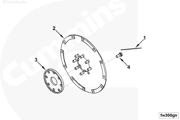 Cummins 155559 Flexplate Disc - Truck To Trailer