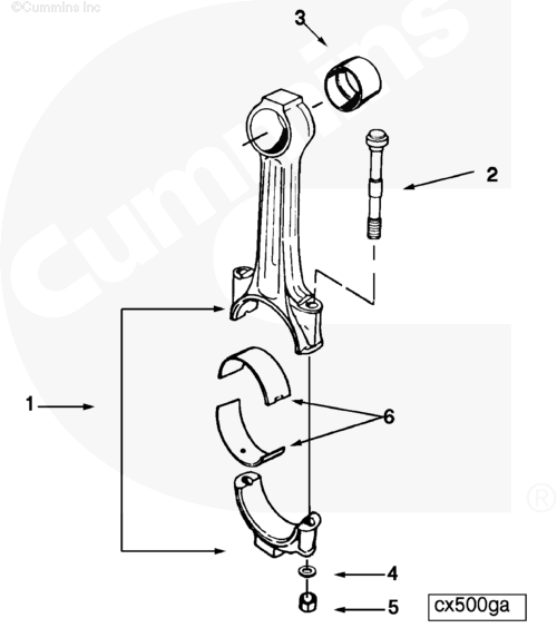 Cummins 164190 Bushing - Truck To Trailer