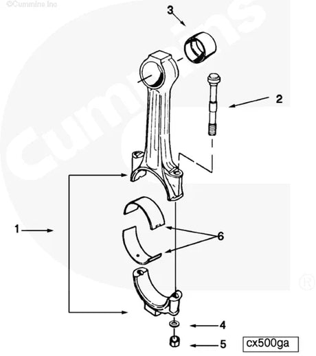 Cummins 164190 Bushing - Truck To Trailer