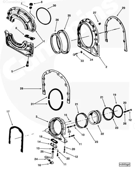 Cummins 166381 Oil Slinger - Truck To Trailer
