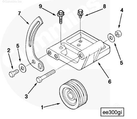 Cummins 176280 Alternator Pulley - Truck To Trailer