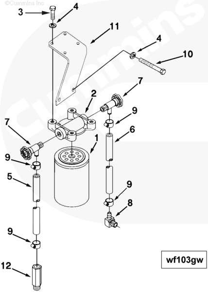 Cummins 179916 Plain Hose - Truck To Trailer