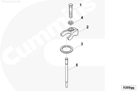 Cummins 180098 Injector Clamp - Truck To Trailer