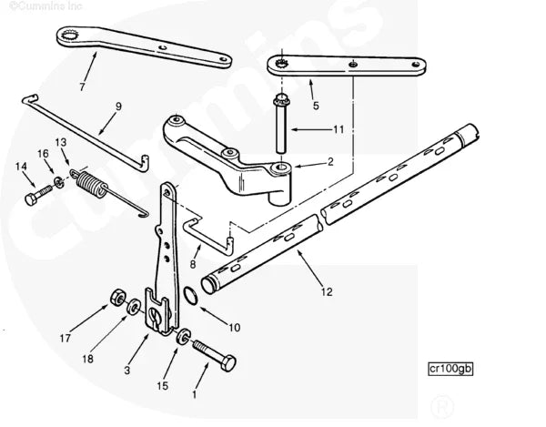 Cummins 191236 Compression Release Shaft - Truck To Trailer