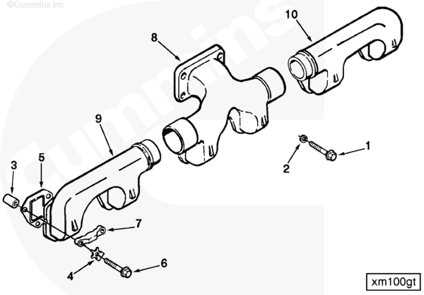 Cummins 194921 Exhaust Manifold - Truck To Trailer