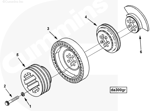 Cummins 197575 Crankshaft Pulley - Truck To Trailer