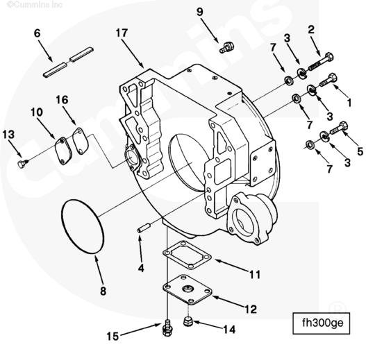 Cummins 200671 Flywheel Housing - Truck To Trailer