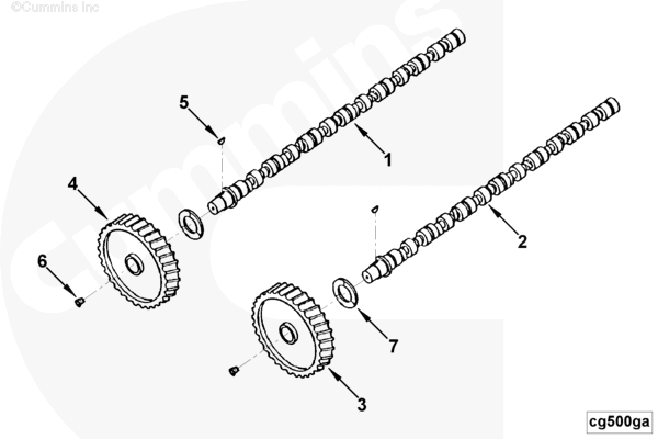 Cummins 202170 Camshaft Gear - Truck To Trailer