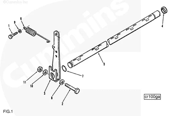 Cummins 208581 Compression Release Lever - Truck To Trailer