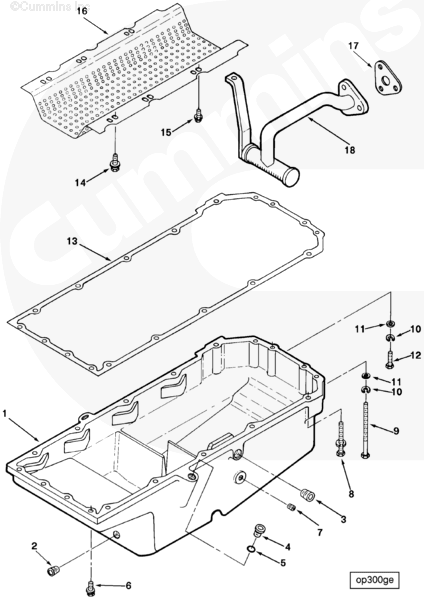 Cummins 215161 Oil Pan - Truck To Trailer