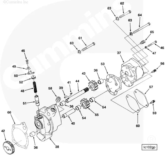 Cummins 254028 Retaining Ring - Truck To Trailer