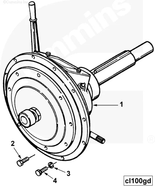 Cummins 3000354 Clutch - Truck To Trailer