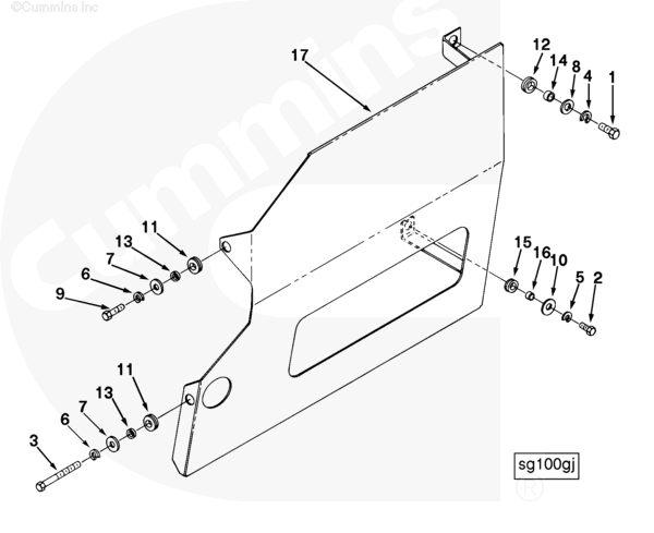 Cummins 3000419 Sleeve - Truck To Trailer