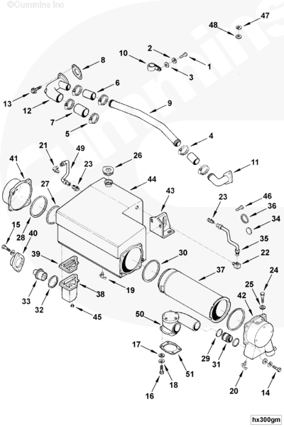 Cummins 3000982 Thermostat Housing - Truck To Trailer