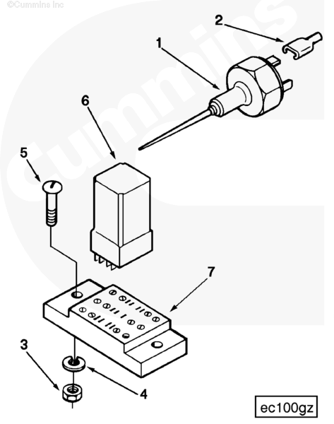 Cummins 3003997 Electrical Terminal - Truck To Trailer