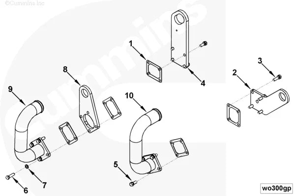 Cummins 3015883 Water Inlet Connection - Truck To Trailer