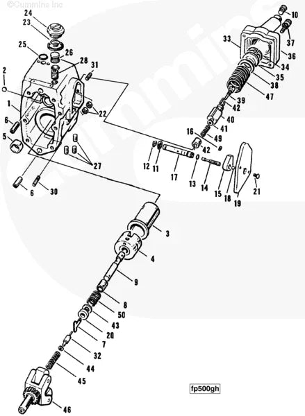 Cummins 3017779 Fuel Pump Aftercooler Body - Truck To Trailer