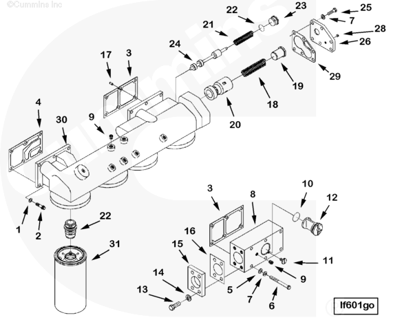 Cummins 3021134 Cover Plate Gasket - Truck To Trailer