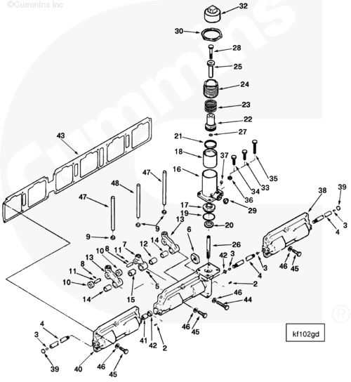 Cummins 3021514 Actuator Spring Retainer - Truck To Trailer