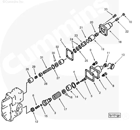 Cummins 3026017 Backup Ring - Truck To Trailer