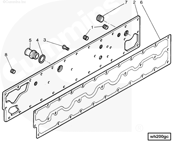 Cummins 3026190 Plain Hose Coupling - Truck To Trailer