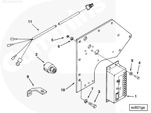 Cummins 3026791 Wiring Harness - Truck To Trailer