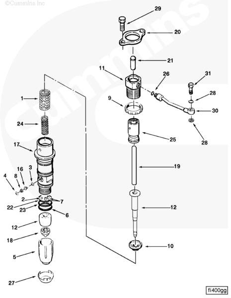 Cummins 3027998 Injector Stop Screw - Truck To Trailer