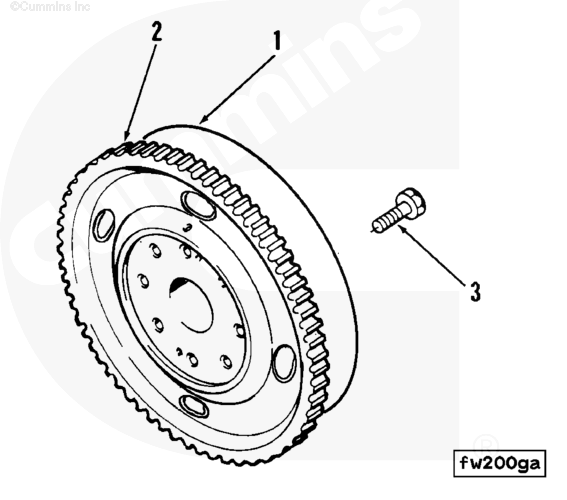 Cummins 3029077 Flywheel - Truck To Trailer