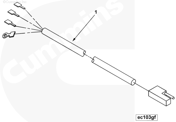 Cummins 3035124 Wiring Harness - Truck To Trailer