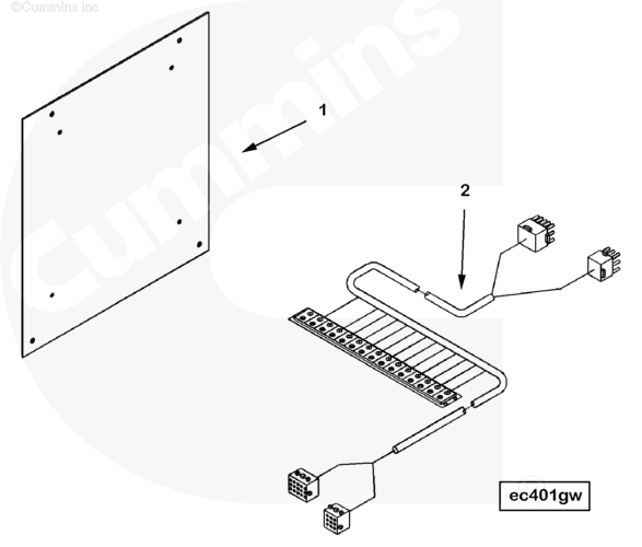 Cummins 3035139 Wiring Harness - Truck To Trailer