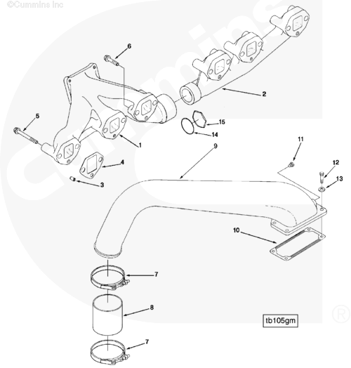 Cummins 3039298 Split Ring Seal - Truck To Trailer