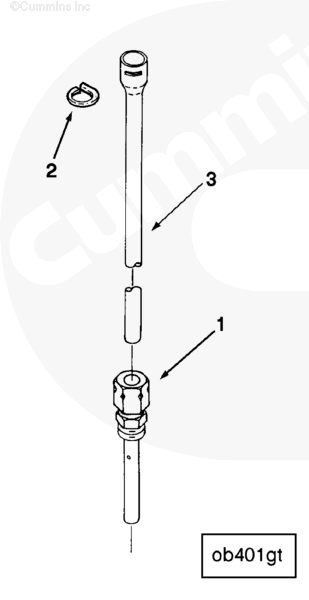 Cummins 3041208 Oil Gauge Tube - Truck To Trailer