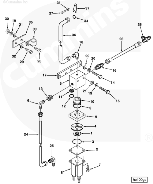 Cummins 3041454 Check Valve Plunger - Truck To Trailer