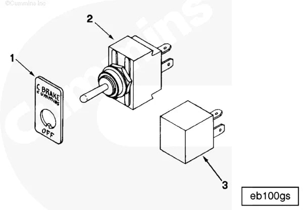 Cummins 3043938 Relay - Truck To Trailer