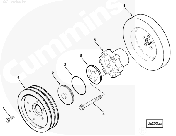 Cummins 3046753 Crankshaft Pulley - Truck To Trailer