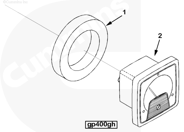 Cummins 3051478 Ammeter - Truck To Trailer