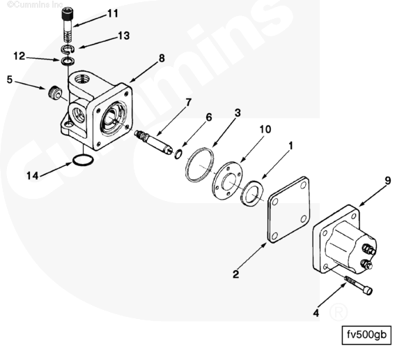Cummins 3053456 Fuel Shutoff Valve - Truck To Trailer