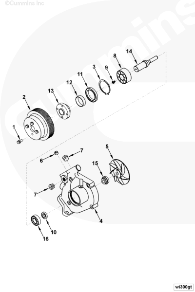 Cummins 3053497 Pilot Adapter - Truck To Trailer